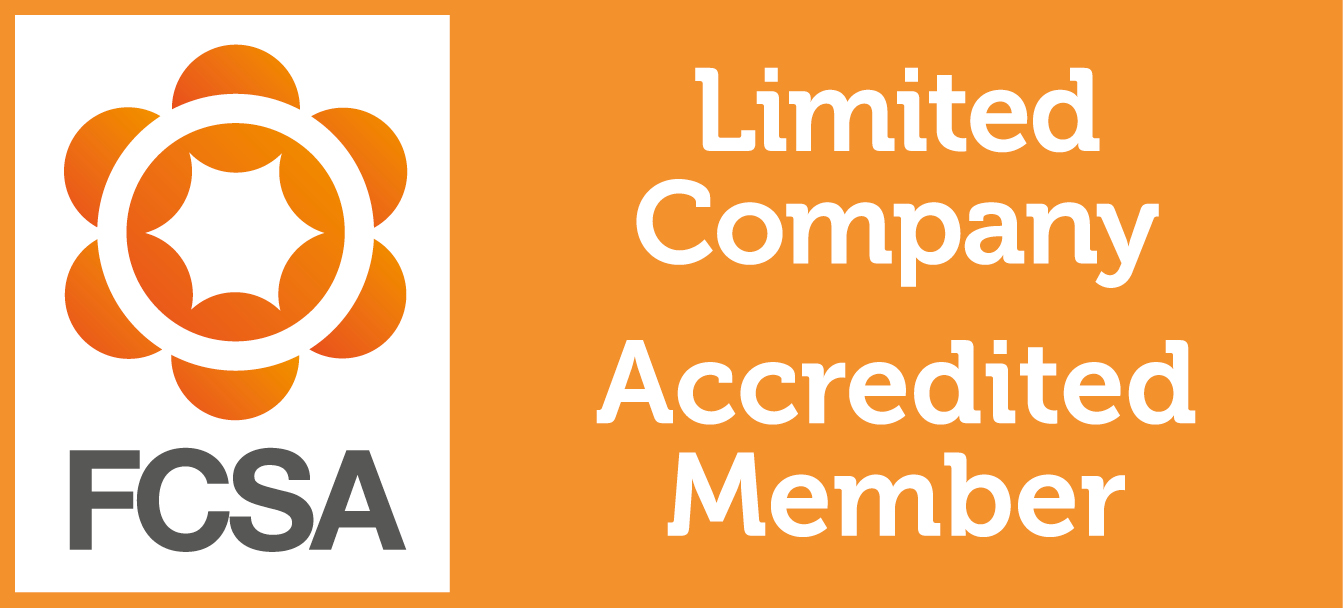 FCSA Accredited Member Limited Company badge.