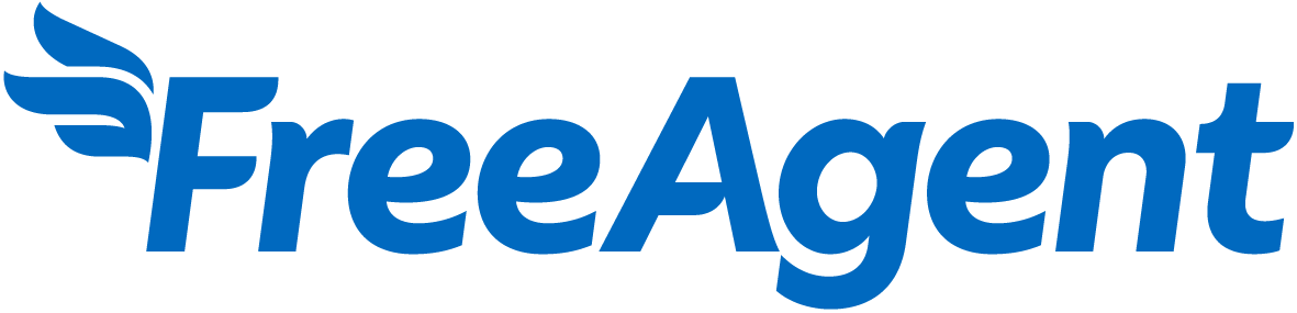 FreeAgent logo in blue